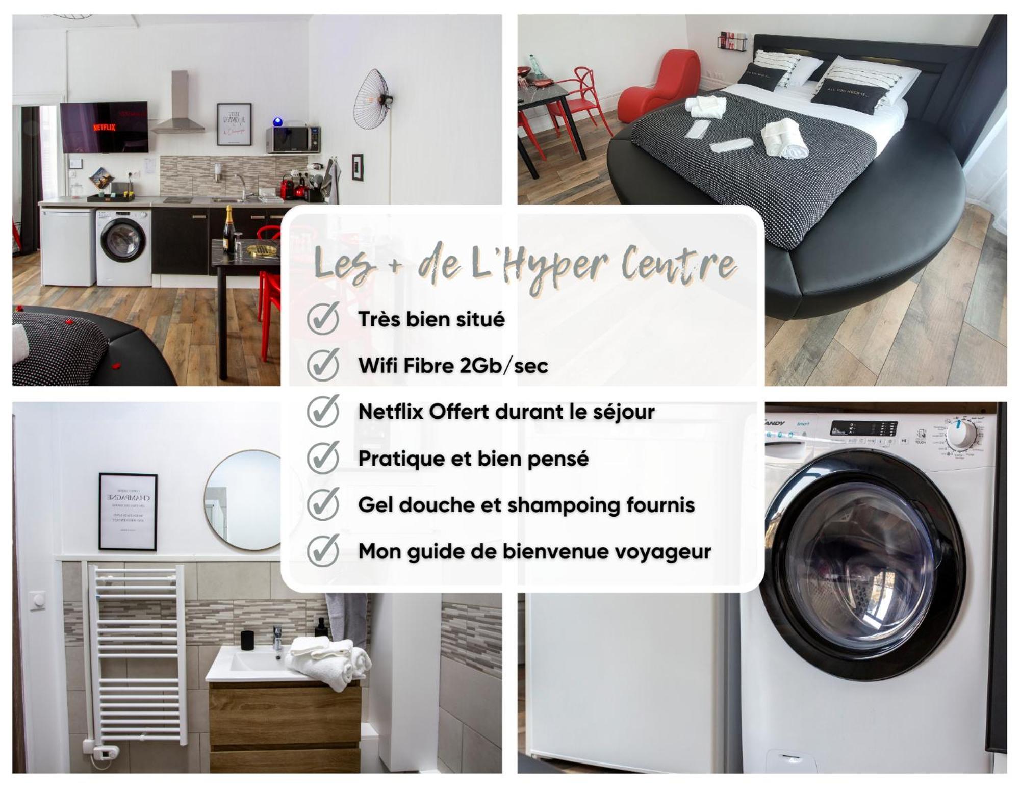 L'Hyper Centre - Netflix & Wifi - Literie Haut De Gamme - Check-In 24H24 - Goodmarning Шалон-ан-Шампань Екстер'єр фото